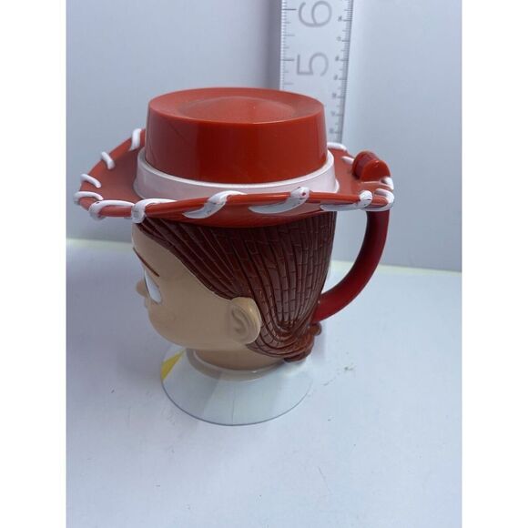 Toy Story JESSIE Mug Disney On Ice Plastic Flip Top Cup w Lid Cowgirl Hat Pixar - Picture 10 of 10